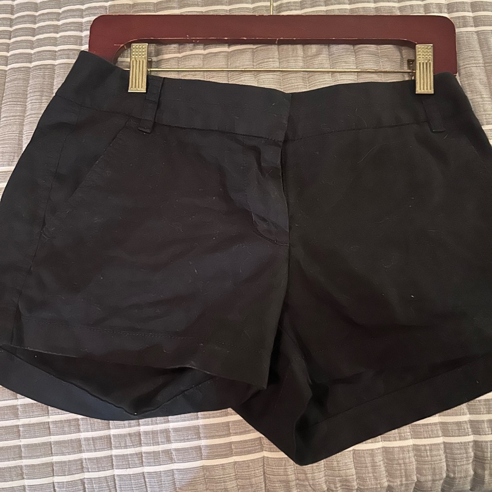 J. Crew Women's Black chino 3” Shorts
